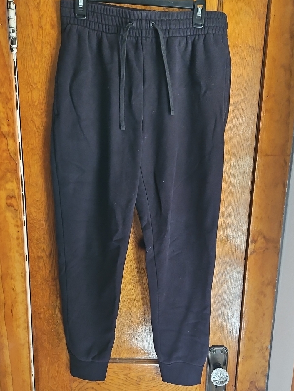 tek gear Black Drawstring Jogger Sweatpants